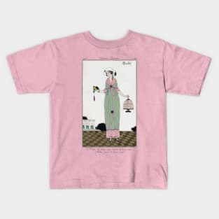 Journal des Dames et des Modes, linen dress Kids T-Shirt